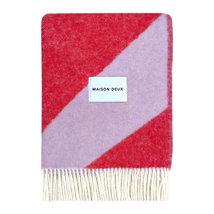 Maison Deux Swirl Plaid - Lila / Rood