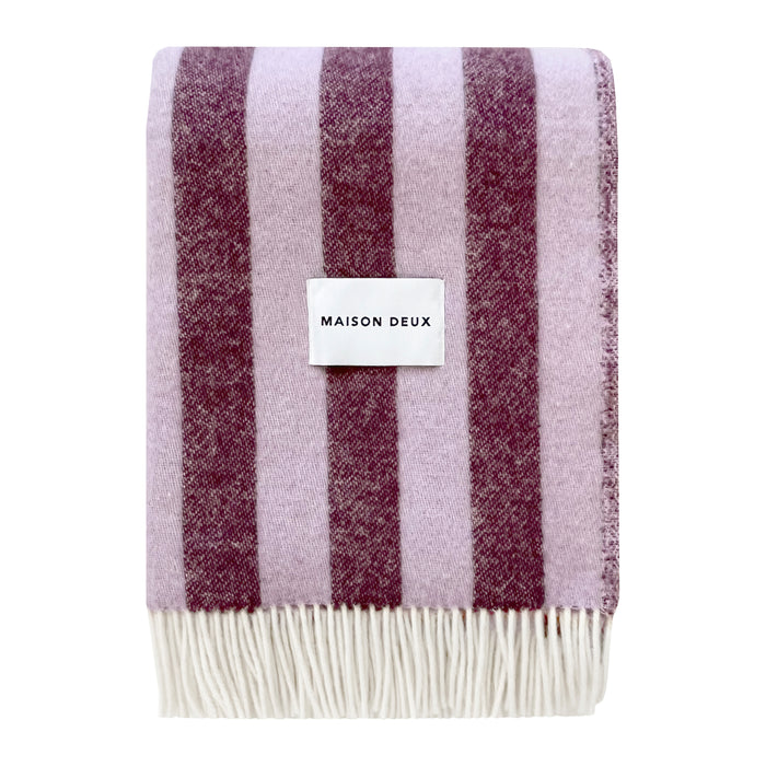 Maison Deux Candy Wrap Plaid - Lila / Aubergine