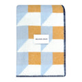 Maison Deux Cubics Plaid - Blauw Honing