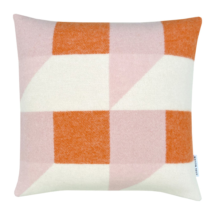 Maison Deux Cubics Kussenhoes - Roze Wortel
