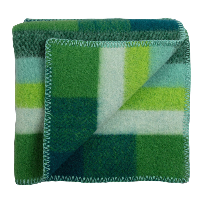 Røros Tweed Mikkel Plaid 100 x 135 cm - Groen
