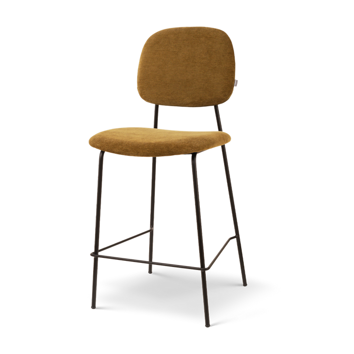 Nolon Jasmijn Barkruk Mosgroen - Zwart - 65 cm