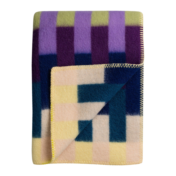 Røros Tweed Åsmund Plaid - Bold Geel / Blauw