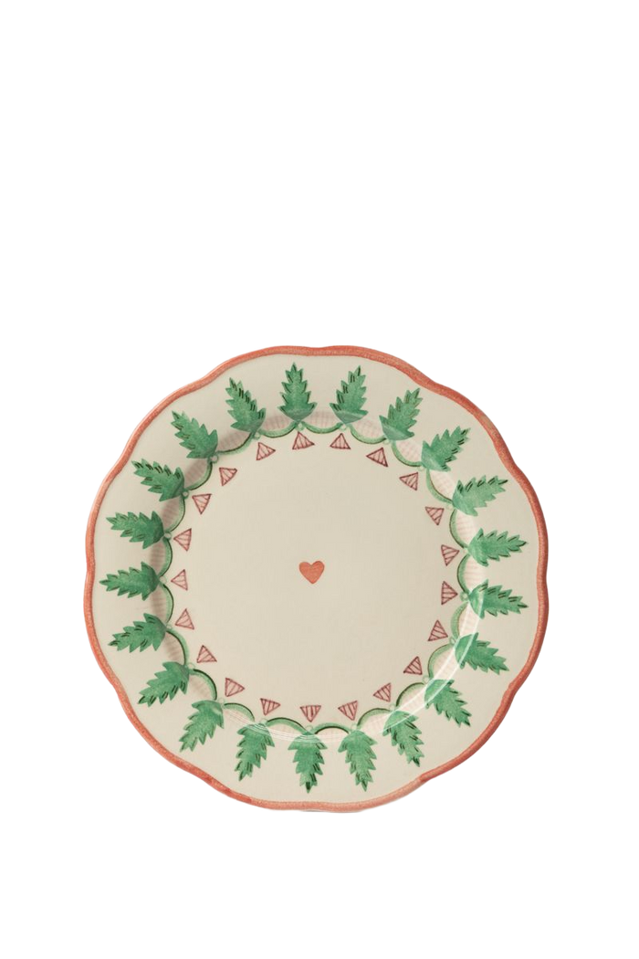 Sissy-Boy Multicolour dinerbord met kerstbomen