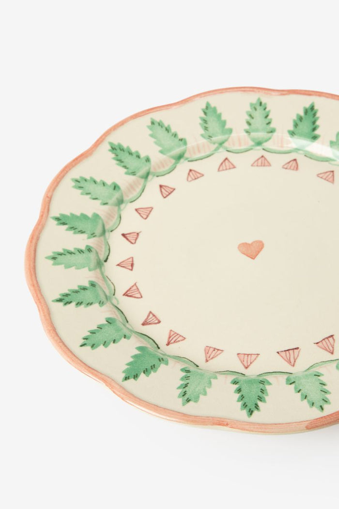 Sissy-Boy Multicolour dinerbord met kerstbomen