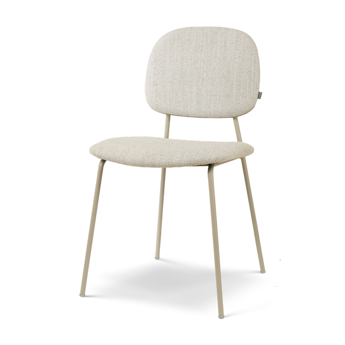 Nolon Jasmijn Eetkamerstoel Beige Melange - Grijsbeige