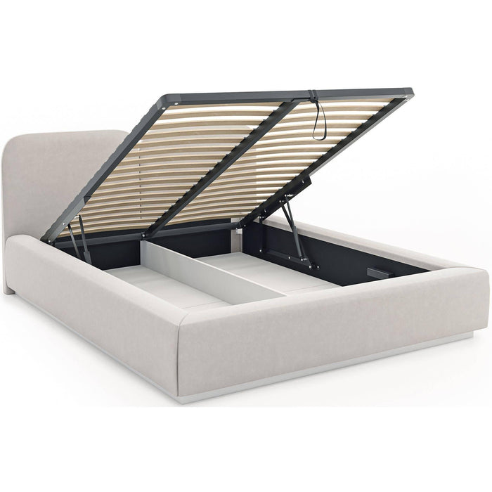 Selsey Design Bedframe Cremona velvet 140 x 200 cm met verlichting en