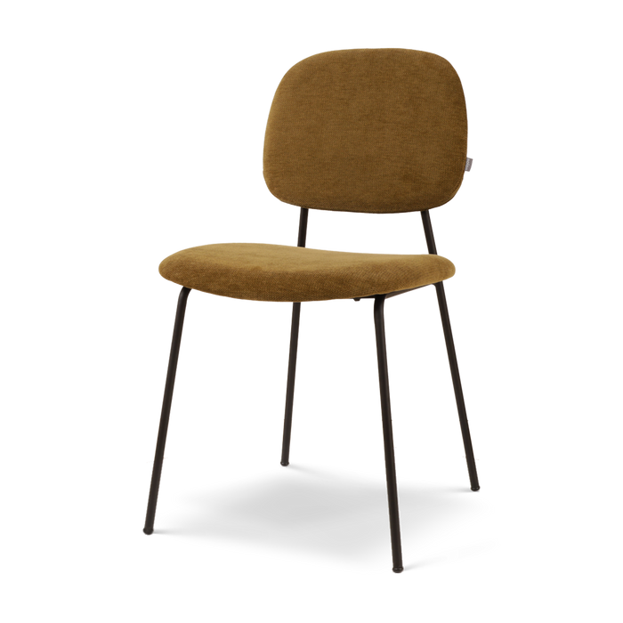 Nolon Jasmijn Eetkamerstoel Mosgroen - Zwart