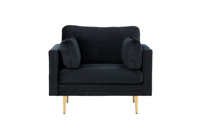 Renzo Fauteuil - Zwart Velours
