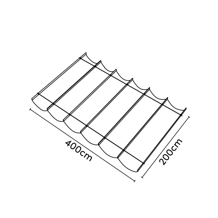 Platinum harmonicadoek Coolfit L400 x B200 cm - Ecru witte