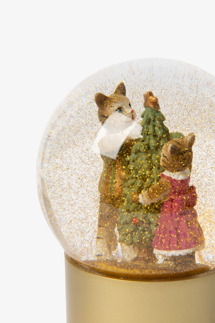 Sissy-Boy glazen sneeuwbol met katjes