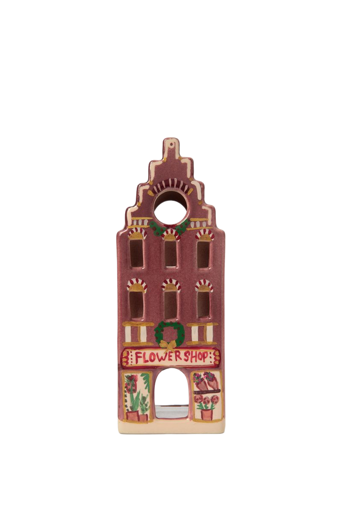 Sissy-Boy Donkerroze waxinelichthouder bloemenwinkel