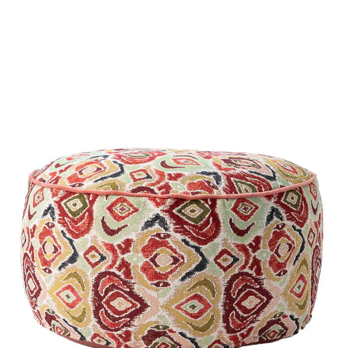 Sissy-Boy Multicolour poef met ikat