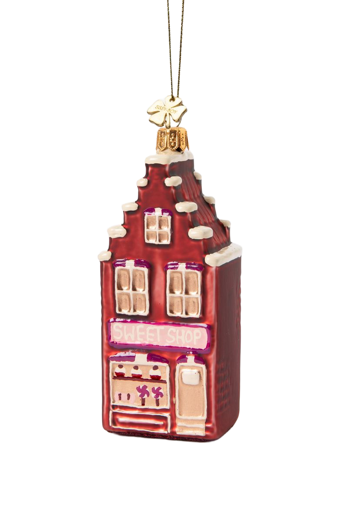 Sissy-Boy Kerstornament grachtenpand snoepwinkel