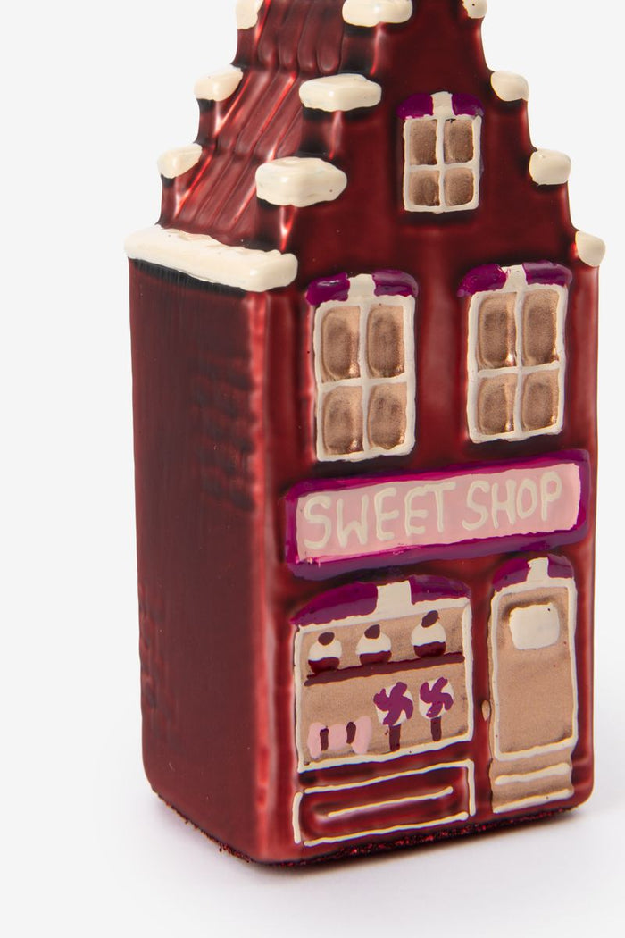 Sissy-Boy Kerstornament grachtenpand snoepwinkel