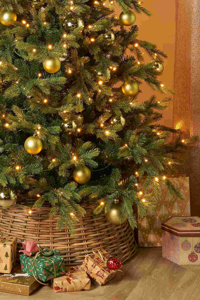 Black Box Kunstkerstboom Grimshaw - 162x162x230 cm - LED lampjes - Groen