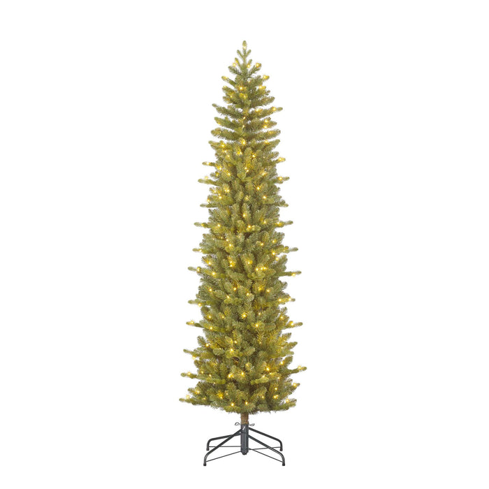 Black Box Kunstkerstboom Harma - 69x69x230 cm - LED lampjes - Groen