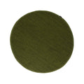 Nordic Weavers Rond wollen vloerkleed Lett - groen - 190 cm