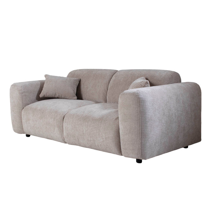 Giga Meubel - 2-Zits Bank - Beige Stof - 205x100x73cm - Dijon