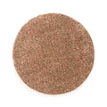 Tapeso Rond hoogpolig vloerkleed - Blend roze|beige - 80 cm