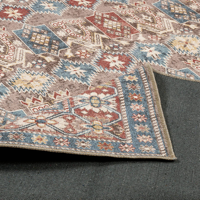 sweeek - Meerkleurig binnenkleed met Oosters|Perzisch patroon