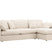 Fjôrd - Hoekbank Beige Stof - 297x182x85cm - Amalfi