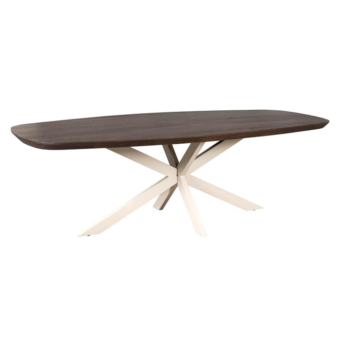 Starfurn Eettafel Madison Brown | 240 cm | Deens Ovaal | Poot Sand