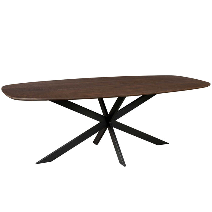 StarFurn - Eettafel Deens Ovaal Bruin Hout - 200x110x76cm - Ferris