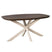 Starfurn Eettafel Madison Brown | 160 cm | Deens Ovaal | Poot Sand