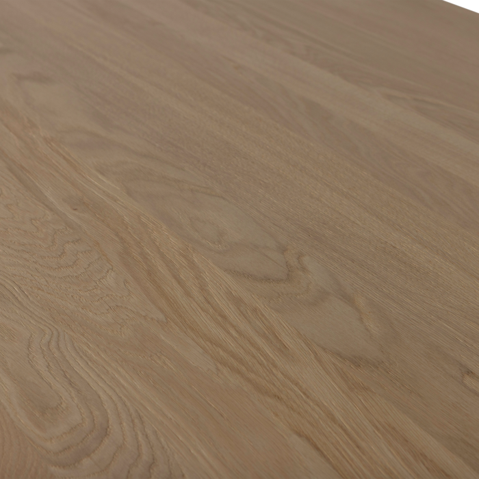 WOOOD Tablo Eettafel Afgerond DL 200 cm - Eikenhout - Transparant