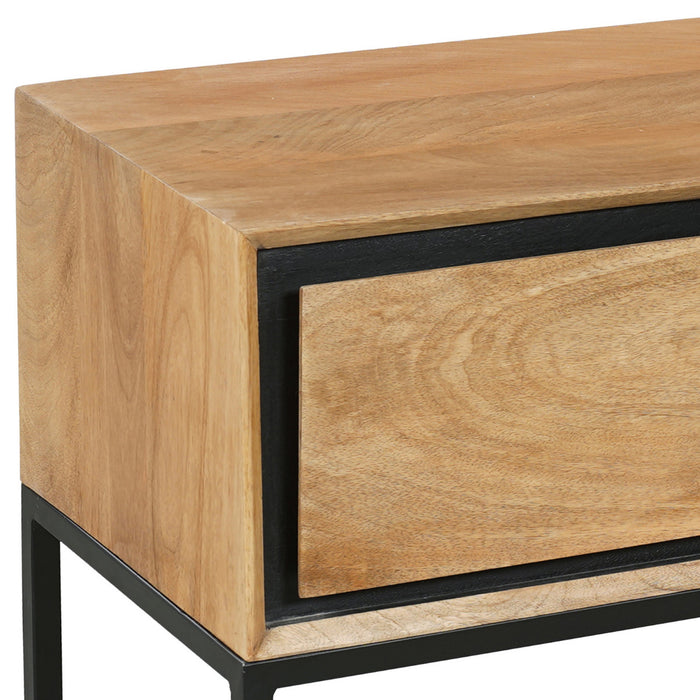 StarFurn - Sidetable Naturel Hout - 150x35x76cm - RichWood