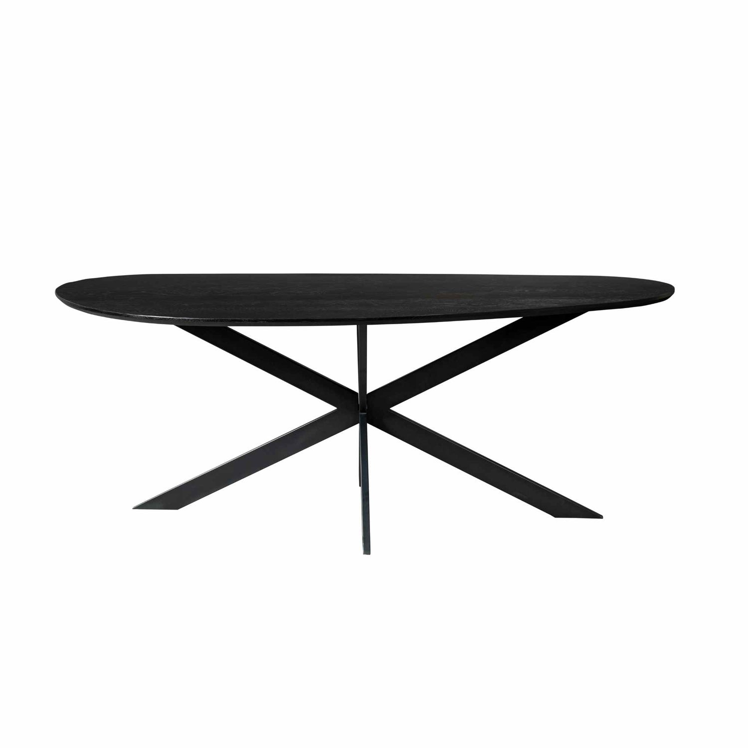 Starfurn Eiken eettafel Cloud | 280 cm | Zwart