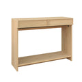 sweeek - Sidetable houteffect 2 lades en plank