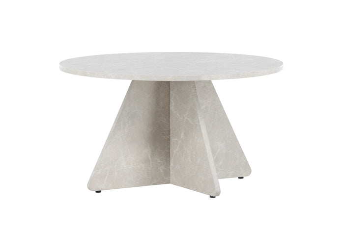 Fjôrd - Salontafel Rond - Beige MDF - 80x80x45cm - Bootcut