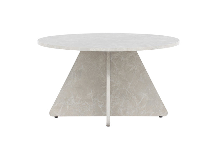 Fjôrd - Salontafel Rond - Beige MDF - 80x80x45cm - Bootcut