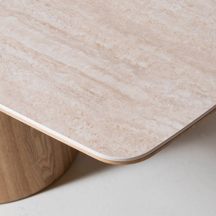 Giga Meubel - Eettafel Thomas Naturel Keramisch 200cm