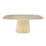 Giga Meubel - Eettafel Deens Ovaal - Travertin - 180cm - Centro