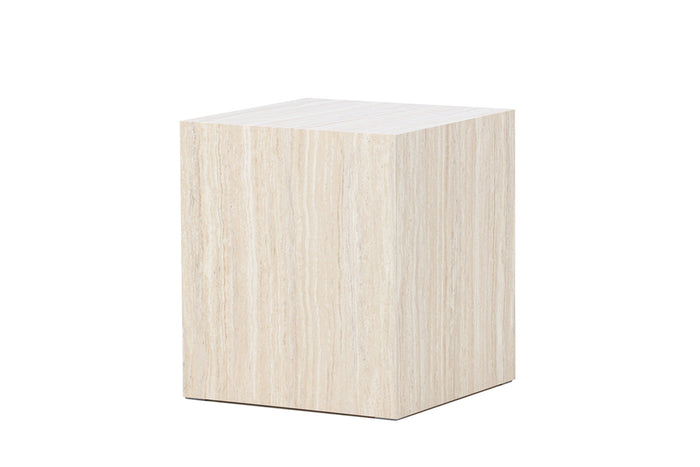 Fjôrd - Salontafel Vierkant - Travertinlook - 40cm - York