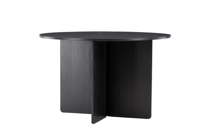 Fjôrd - Eettafel Rond - Zwart - 120x120x76cm - Tyresö