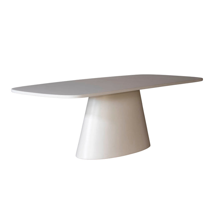 DÉJA Living - Eettafel Deens Ovaal - Beige Composiet - 300cm - Falun