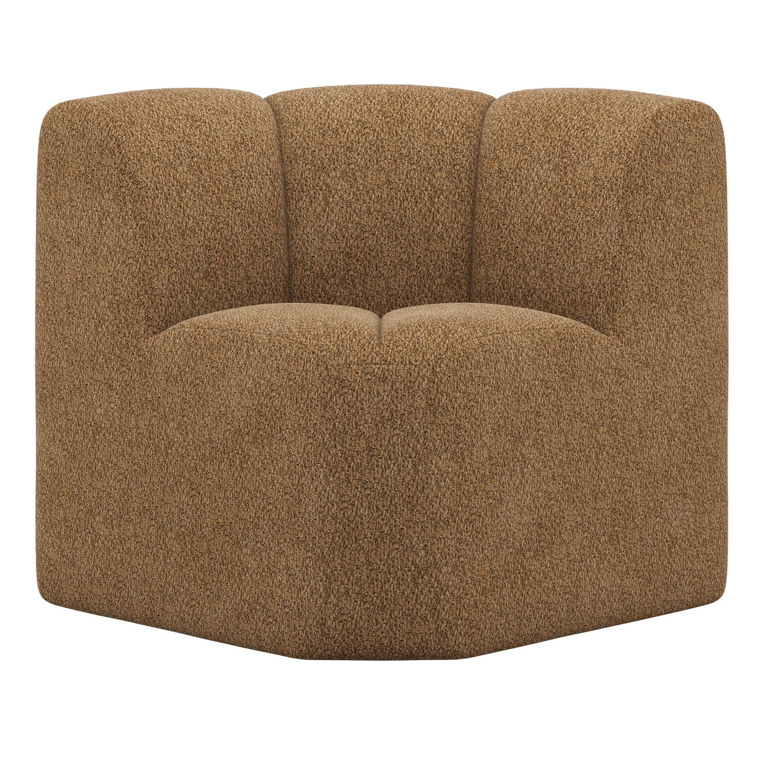 WOOOD Mojo Eetbankje Hoek Met Rugleuning - Wollig - Honinggeel