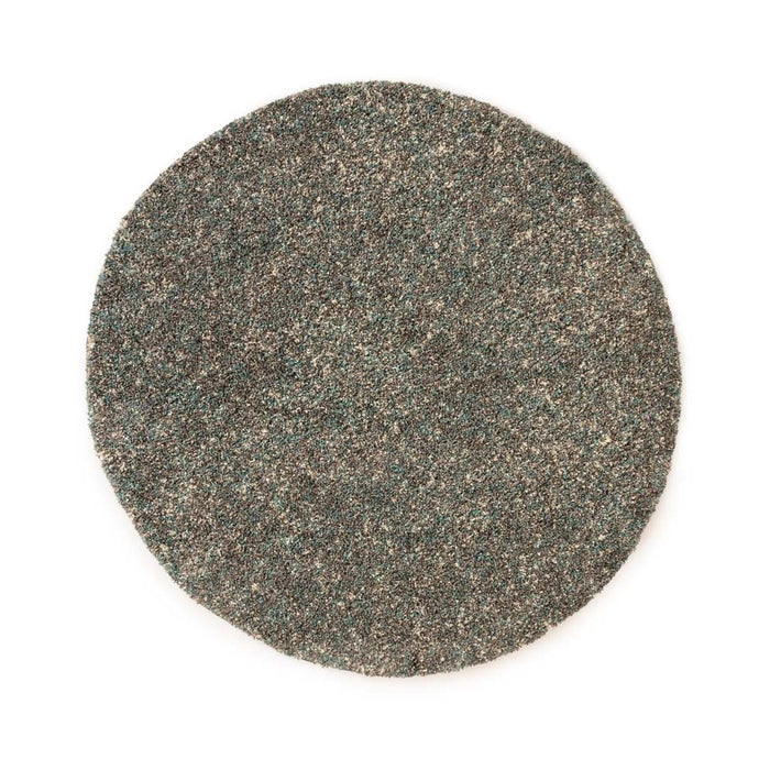 Tapeso Rond hoogpolig vloerkleed - Blend blauw|grijs - 200 cm