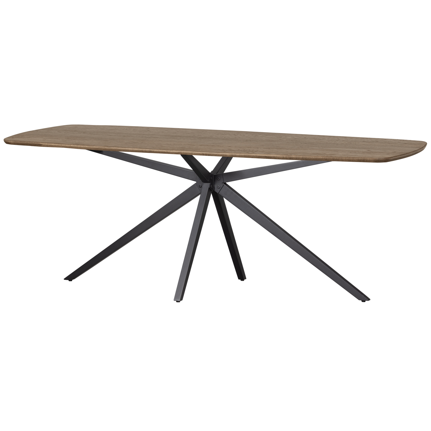WOOOD Tablo Eettafel Deens Ovaal VJ 200 cm - Eikenhout -Cashmere Brown