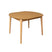sweeek - Ovale eettafel verlengbaar rubberhout en eiken fineer 4-6