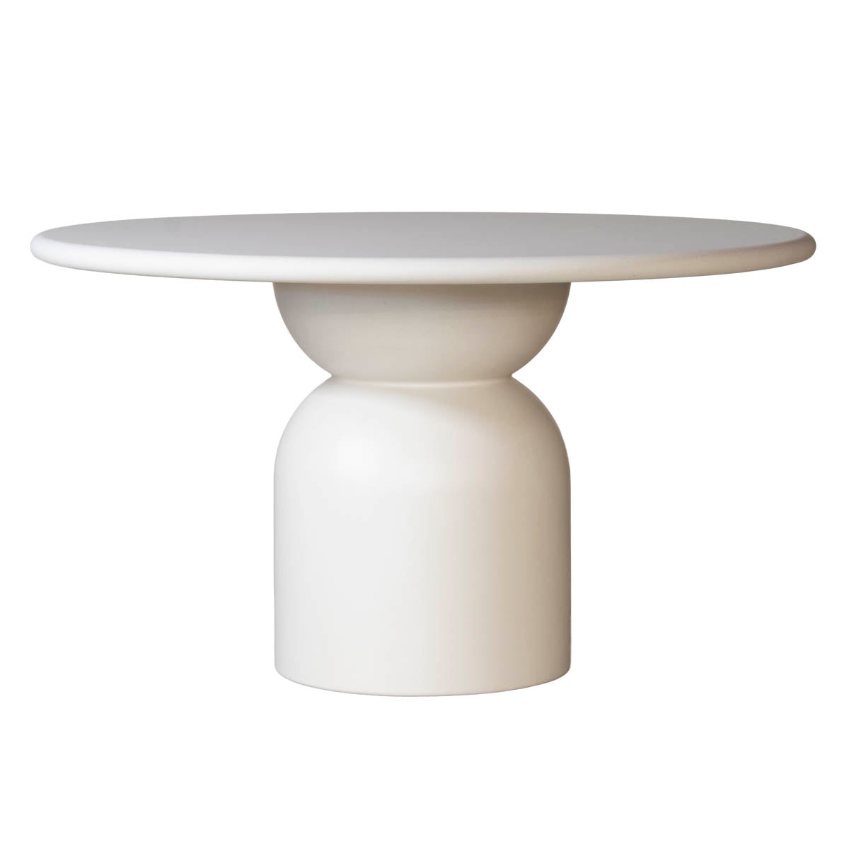 DÉJA Living - Eettafel Rond - Beige Eco Composiet - 130cm - Djurö