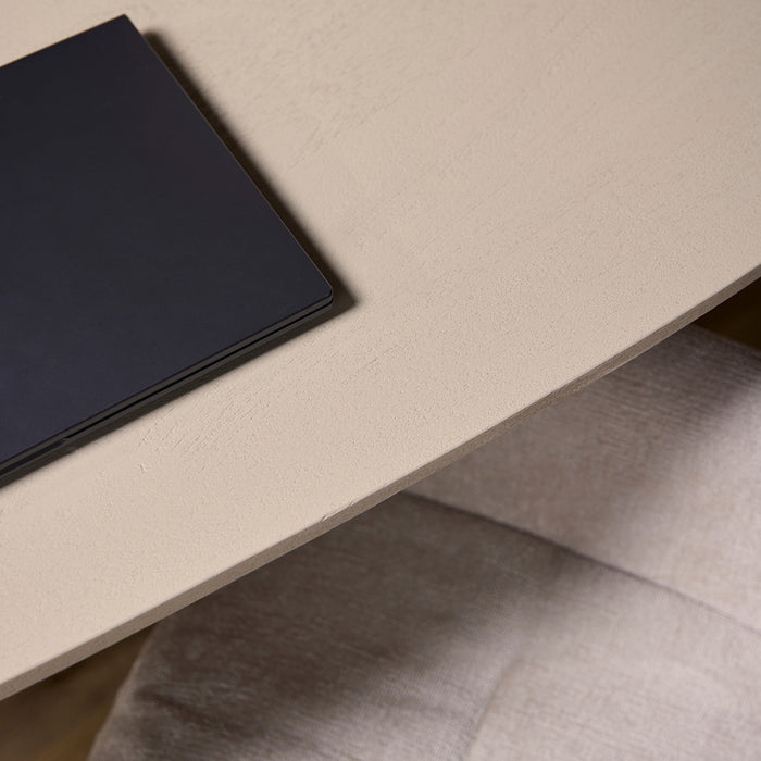 StarFurn - Eettafel Deens Ovaal Zandkleur Hout - 160x90x76cm - Madison