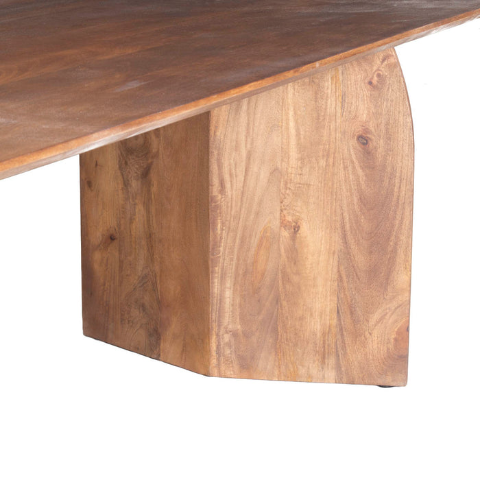 Giga Meubel - Eettafel Deens Ovaal - Donkerbruin - 240cm - Dalarna