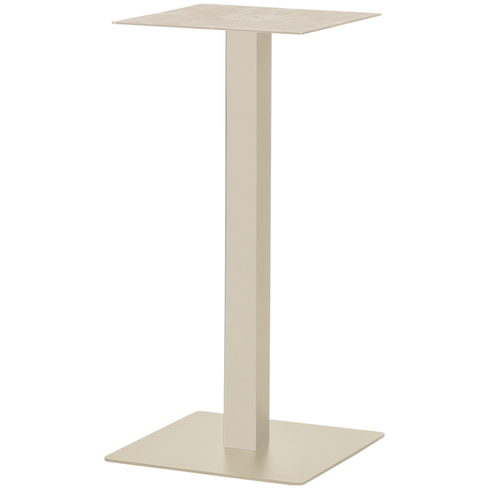 WOOOD Bistro Vierkante Bartafel Poot - Metaal - Dakagrau - 105x50x50