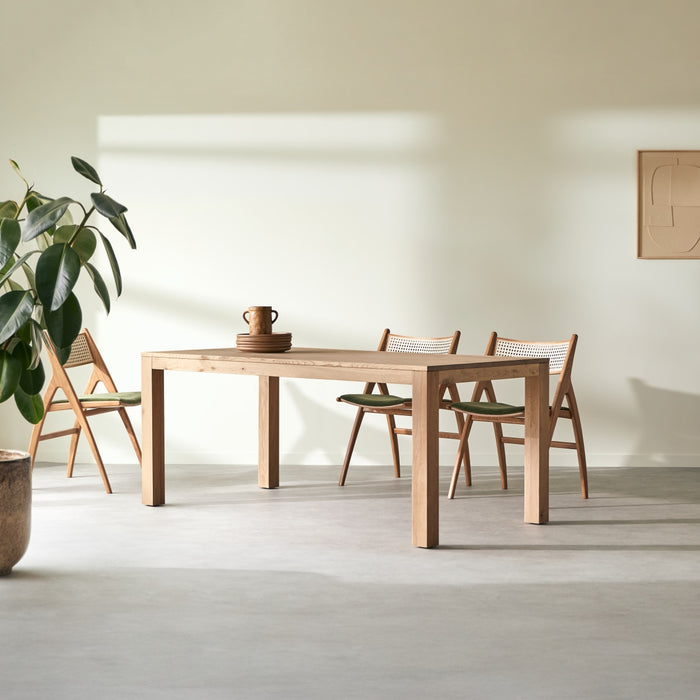 Tikamoon - Tafel in massief eikenhout 6-8 pers. Eden