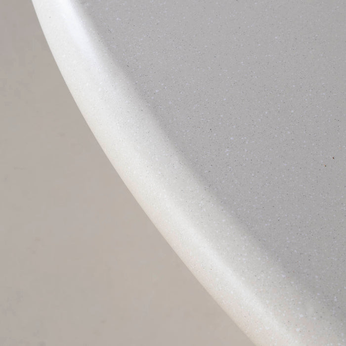 DÉJA Living - Eettafel Rond - Beige Eco Composiet - 130cm - Brunn